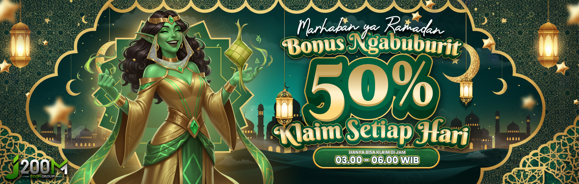 BONUS NGABUBURIT 50%