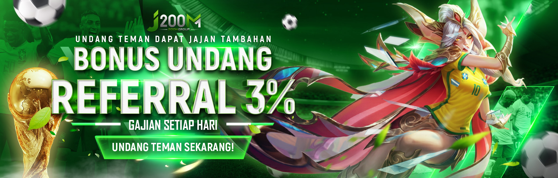 BONUS REFERRAL 3%