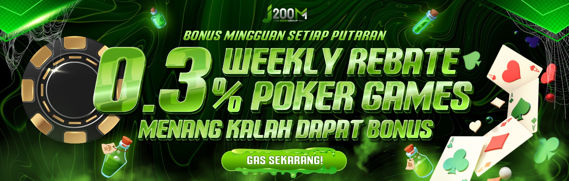 BONUS ROLLINGAN 0.3% (POKER)