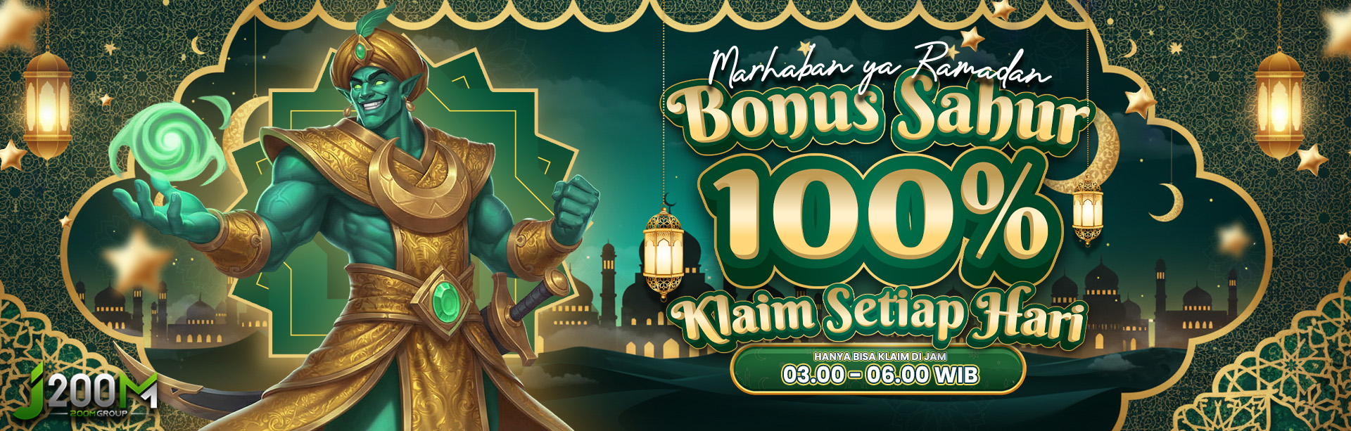 BONUS SAHUR 100%