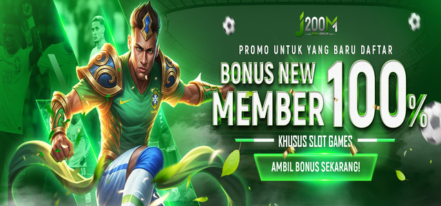 BONUS NEW MEMBER 100% (SLOT)
