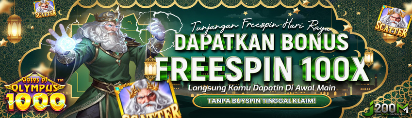 TUNJANGAN FREESPIN HARI RAYA J200M